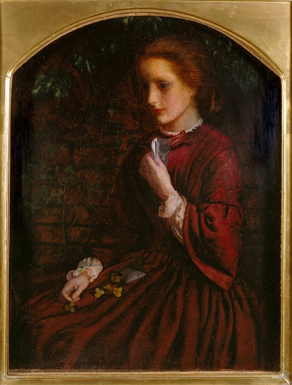 Stiefmütterchen, ca. 1860 von Arthur Hughes