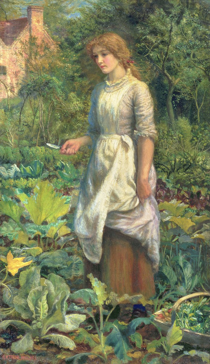 Phyllis, ca. 1887 von Arthur Hughes