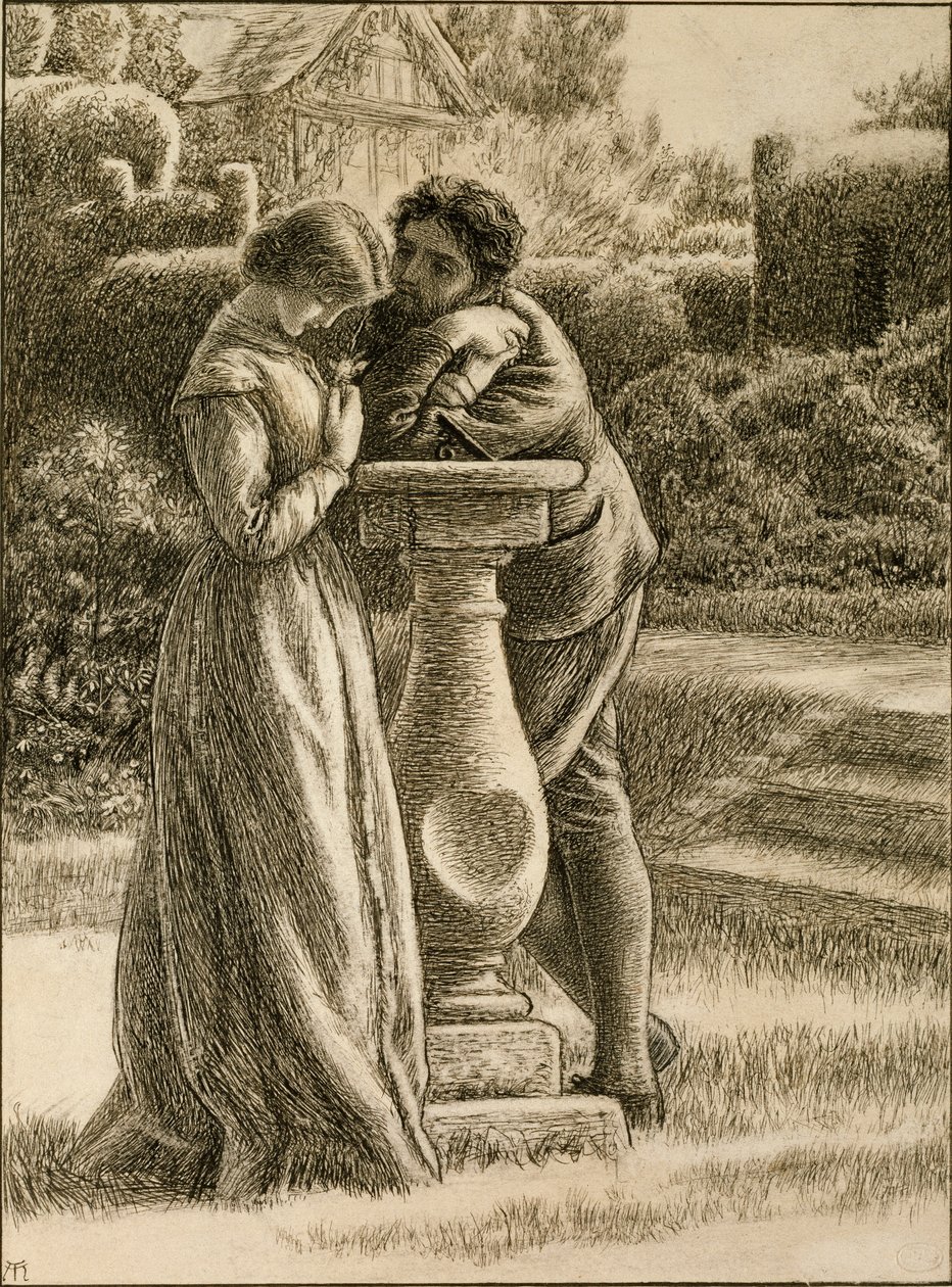 Das Zifferblatt, 1871 von Arthur Hughes