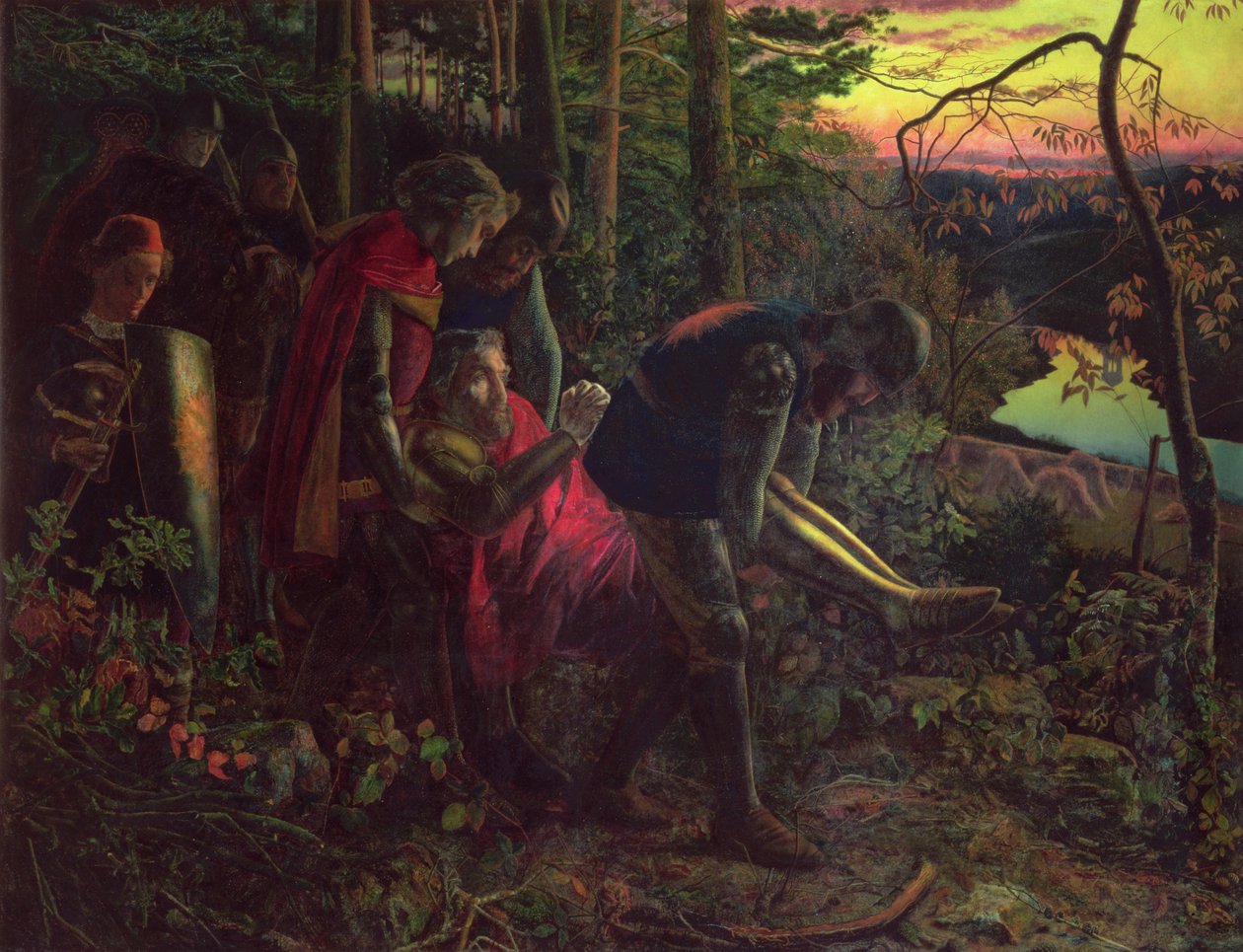Der Ritter der Sonne, ca. 1859-60 von Arthur Hughes