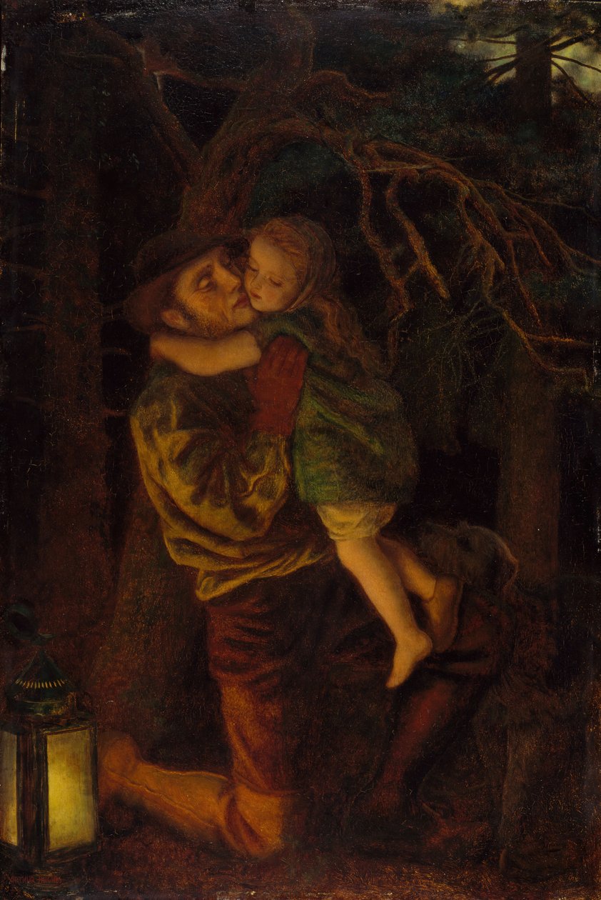 Das verlorene Kind, 1866 von Arthur Hughes