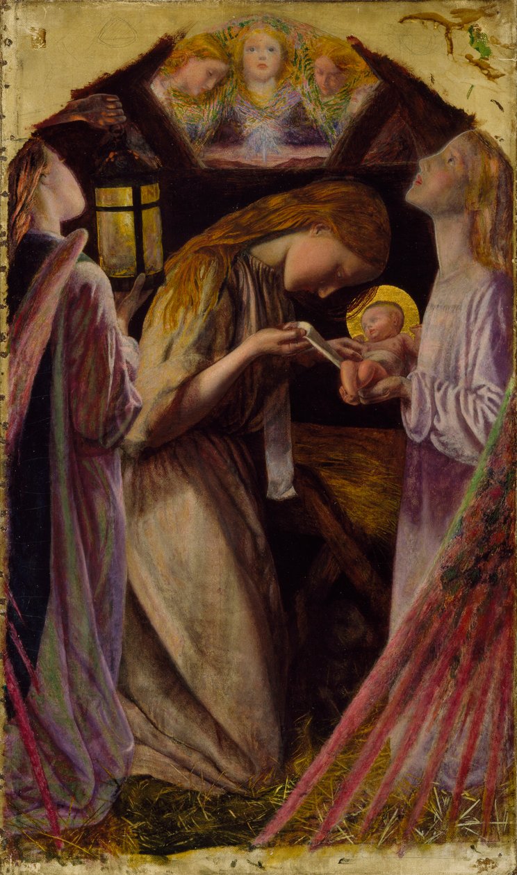 Die Geburt Christi, 1858 von Arthur Hughes