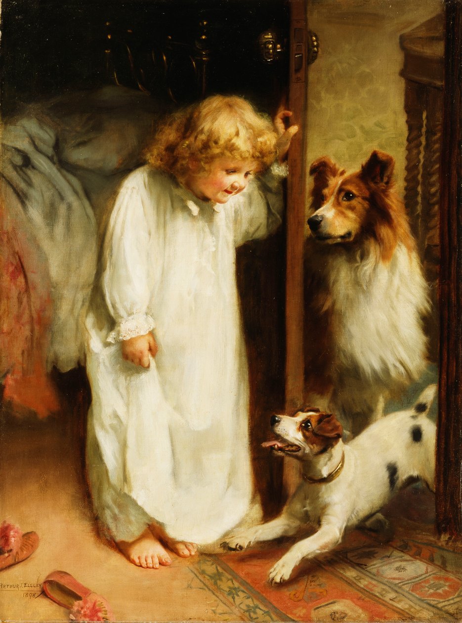 Der Morgengruß von Arthur John Elsley