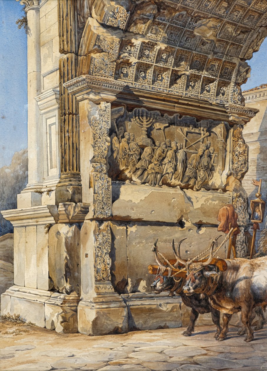Der Titusbogen, Rom von Arthur John Strutt