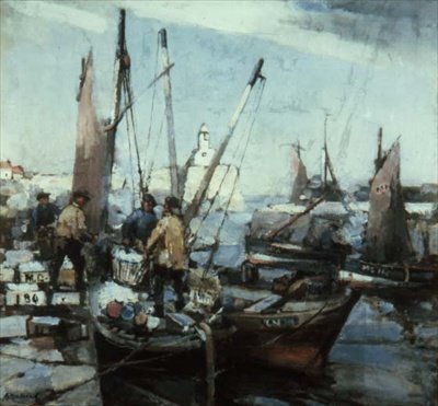 Hafenszene von Arthur MacDonald