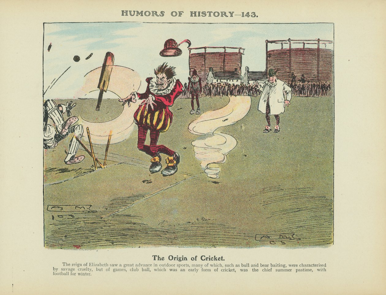 Der Ursprung des Cricket von Arthur Moreland