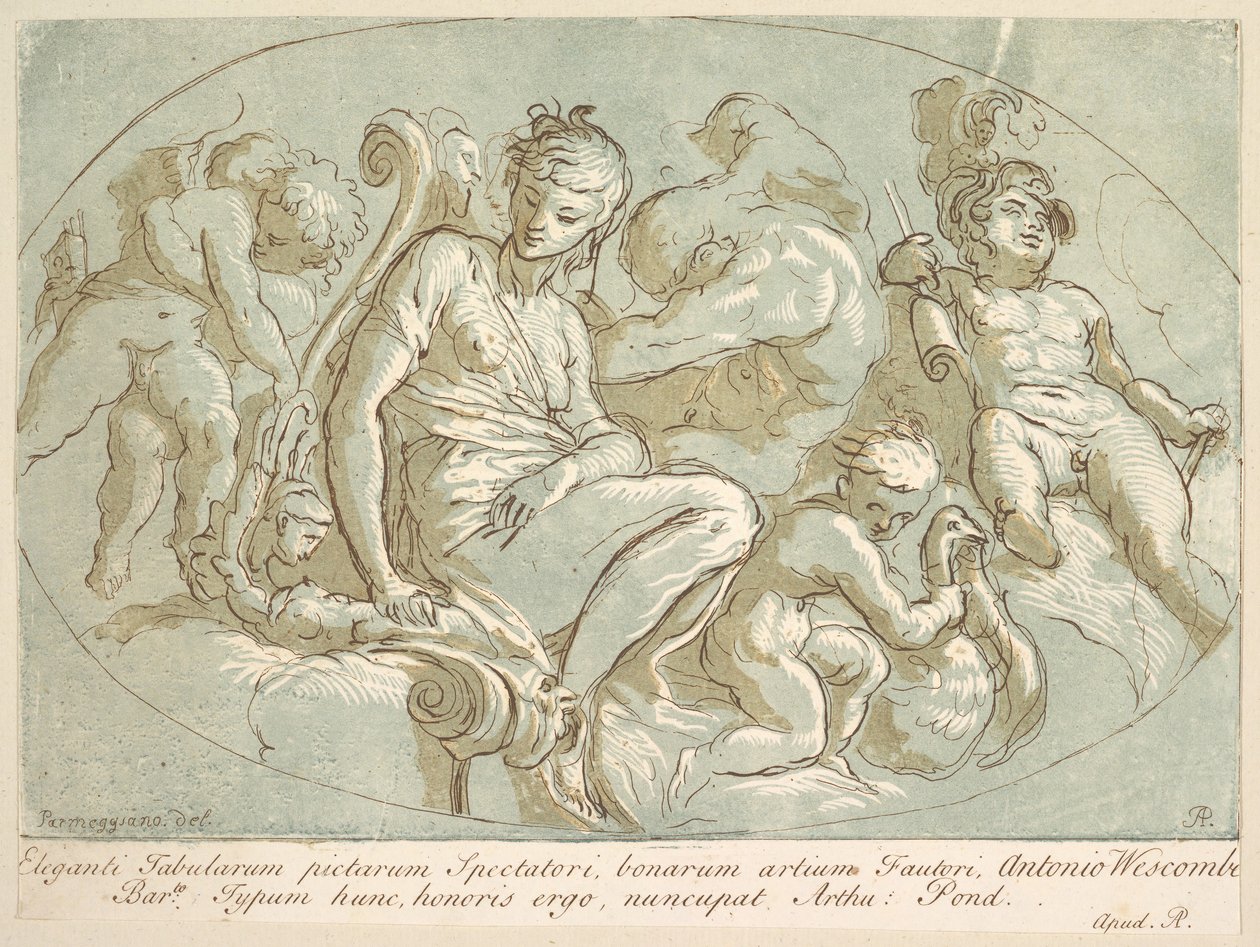 Venus umgeben von Putti von Arthur Pond