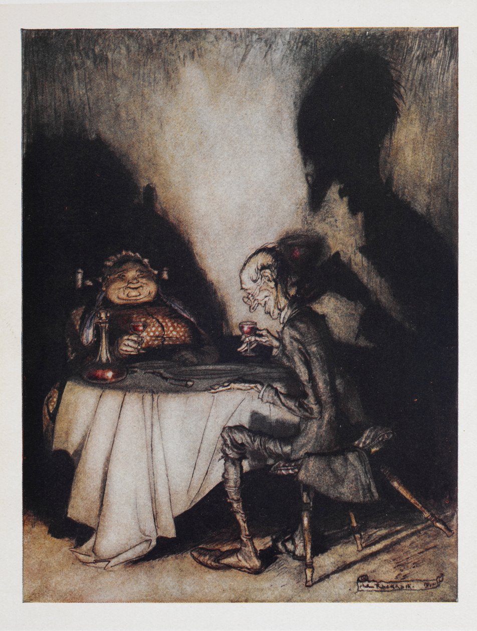 Jack Sprat und seine Frau von Arthur Rackham