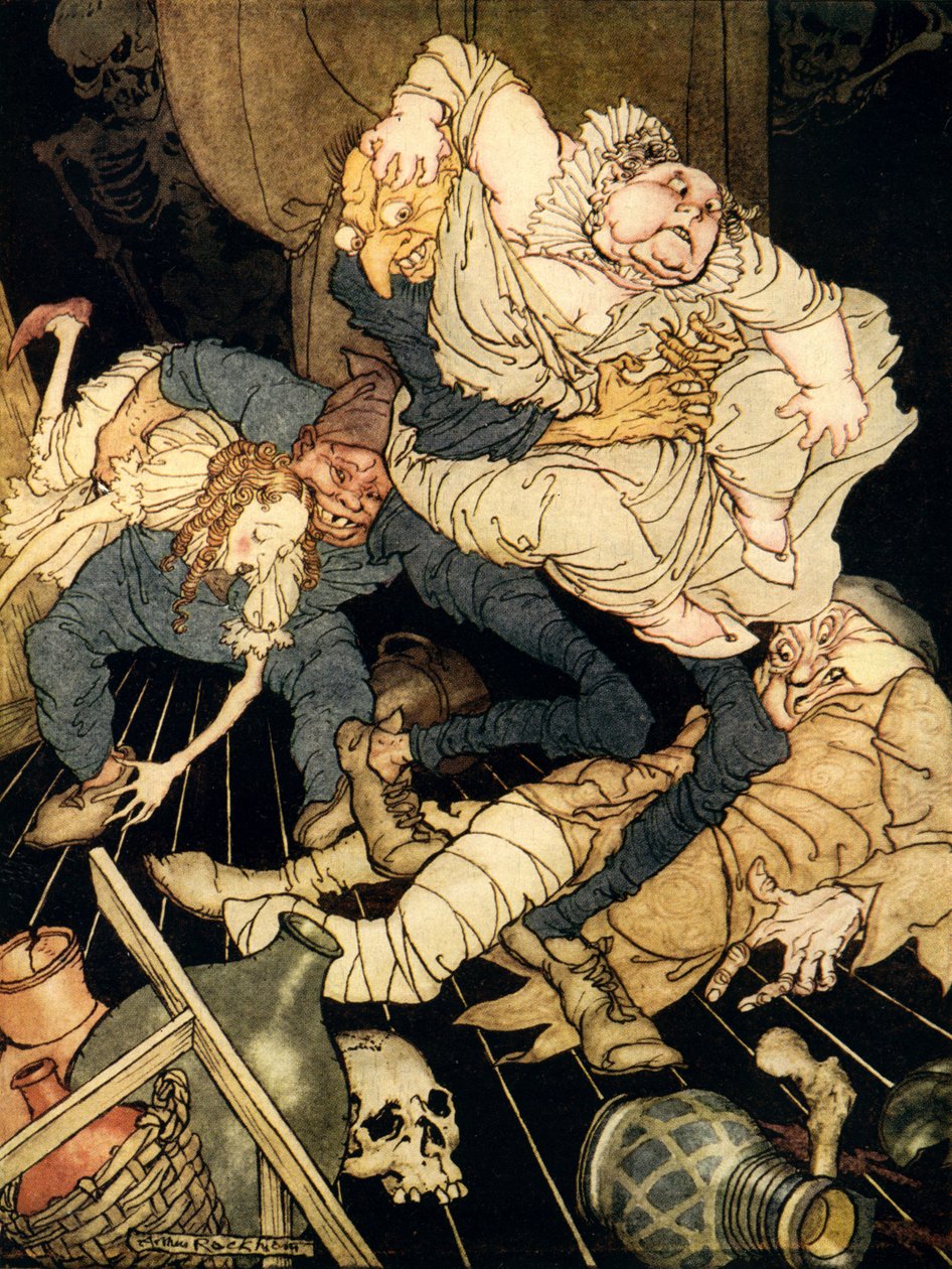 König Pest von Arthur Rackham