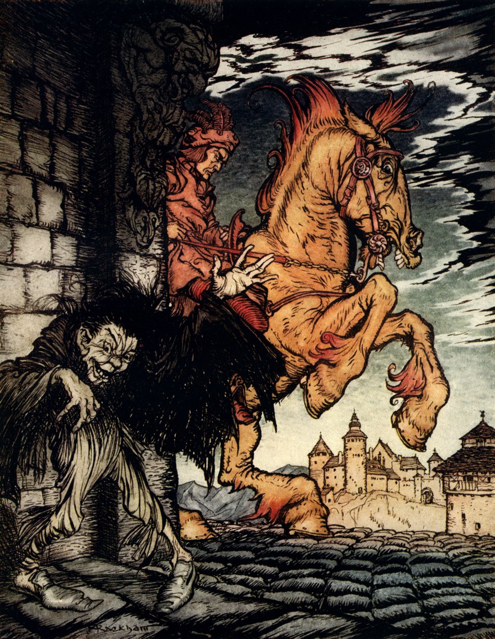 Metzengerstein von Arthur Rackham