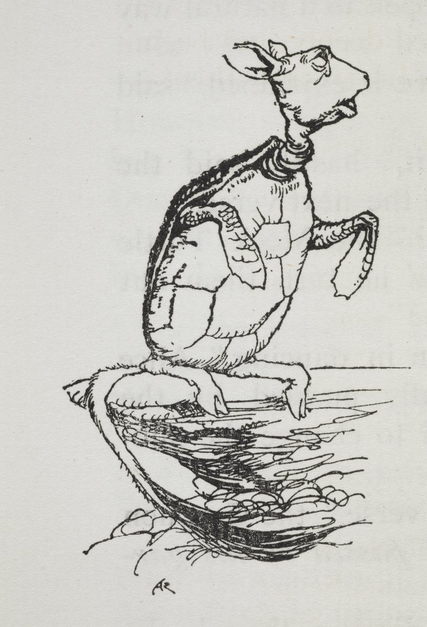 Die falsche Schildkröte von Arthur Rackham