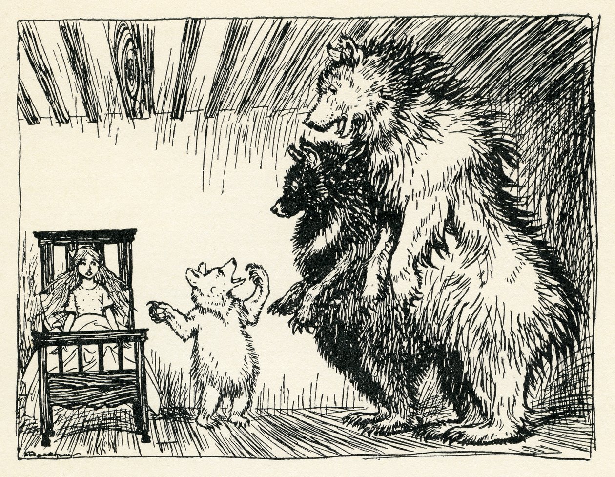 Die drei Bären von Arthur Rackham