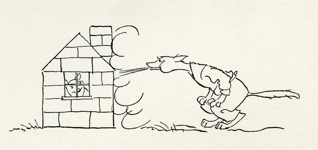 Die drei kleinen Schweinchen von Arthur Rackham