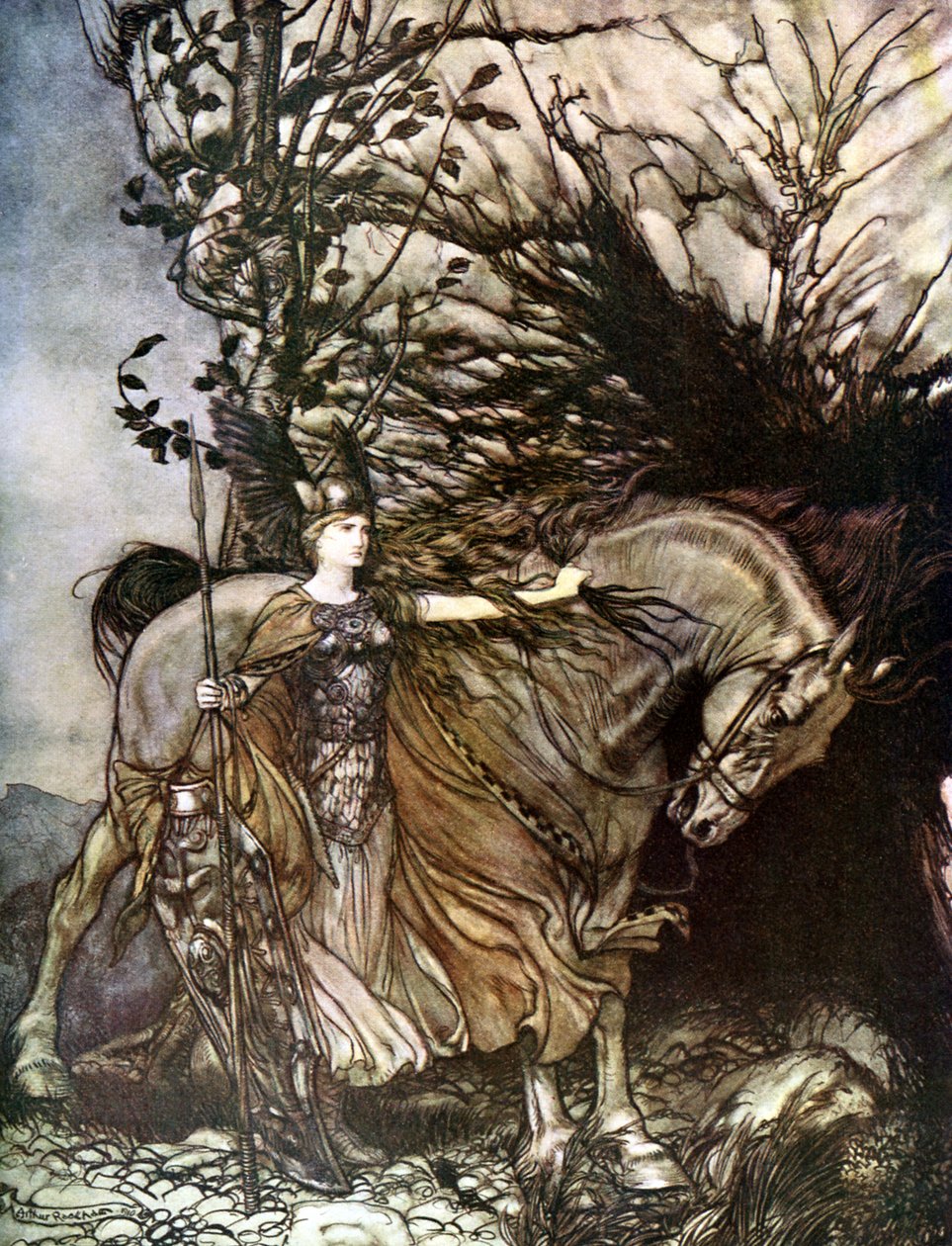 Die Walküre von Arthur Rackham
