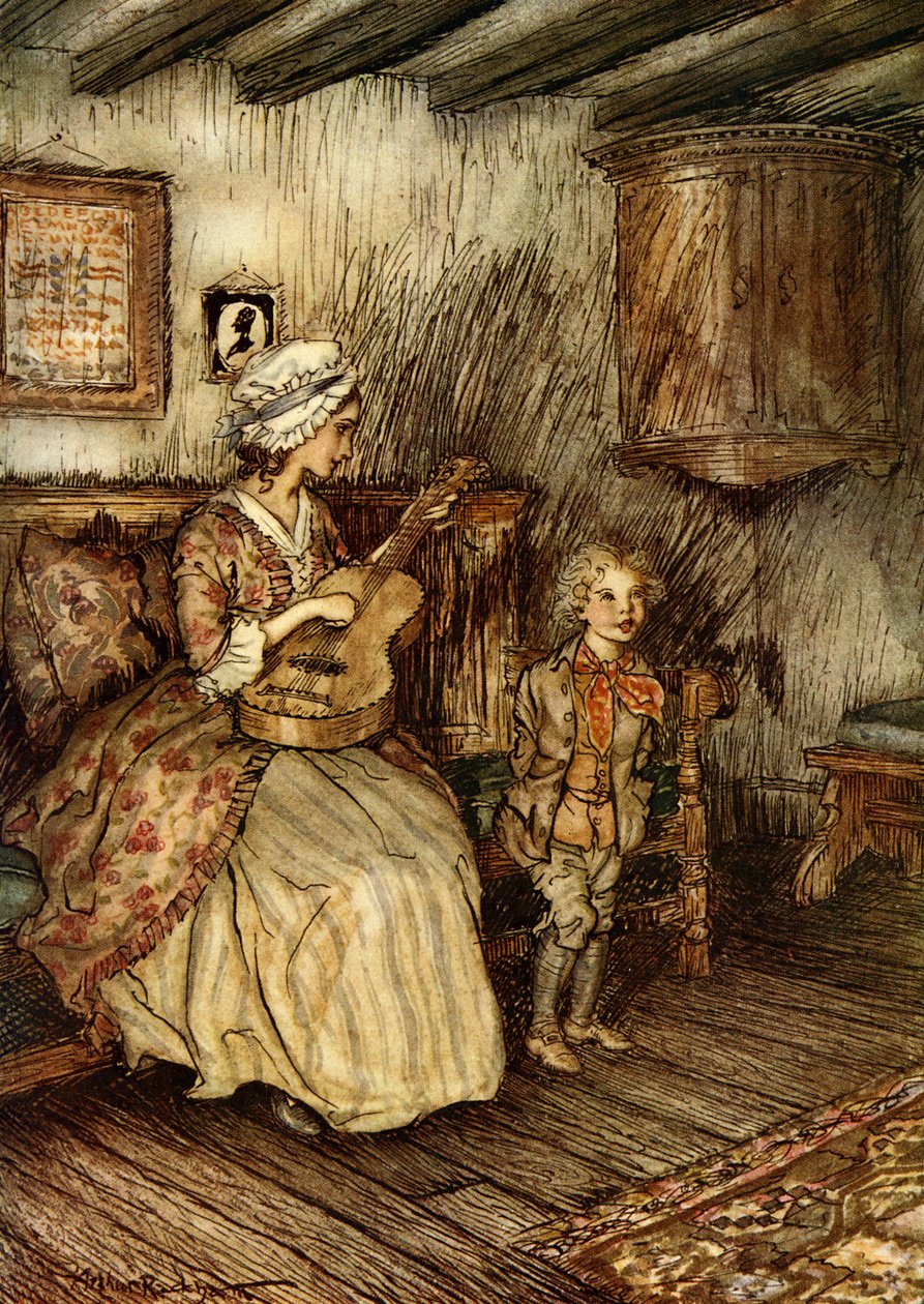 Der Pfarrer von Wakefield von Arthur Rackham