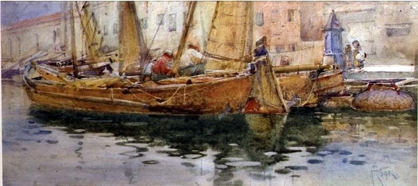 Netze flicken von Arthur Reginald Smith