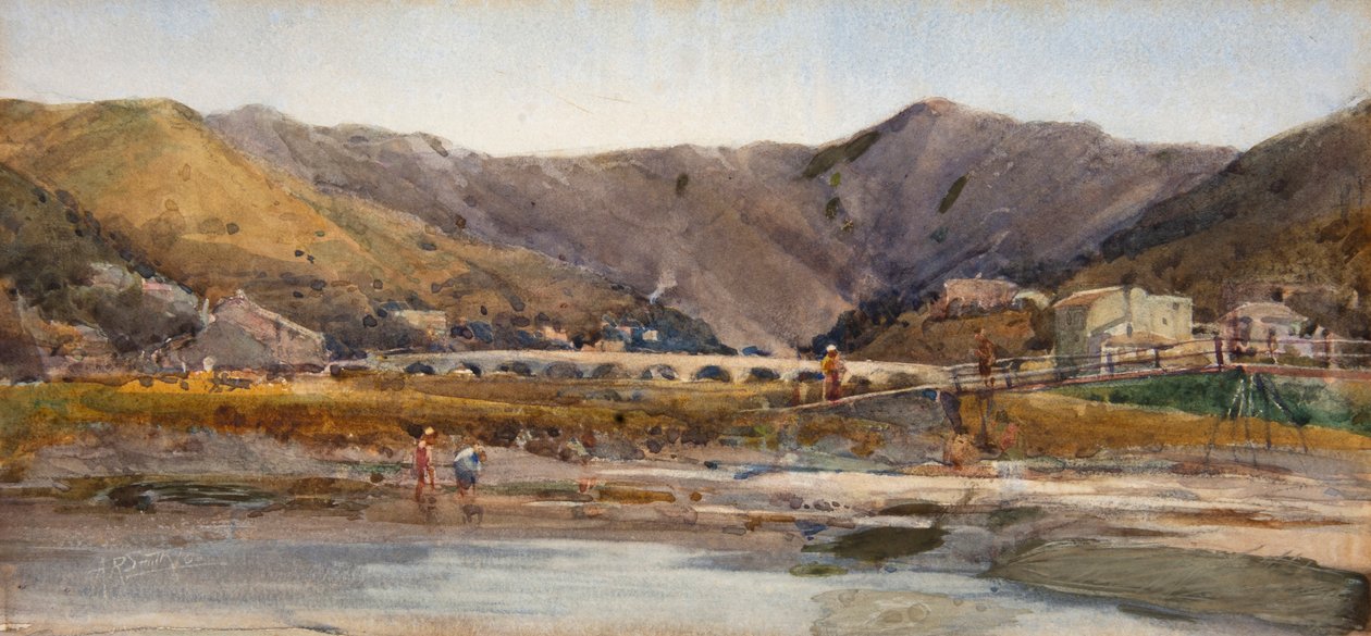 Die Hügel hinter Genua von Arthur Reginald Smith