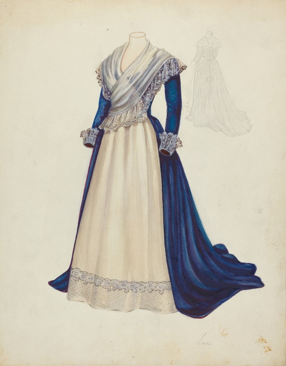 Kleid von Arthur Sander