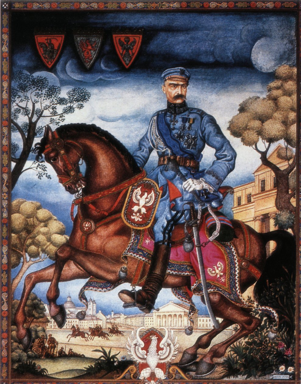 Joseph Pilsudski, 20. Jahrhundert von Arthur Szyk