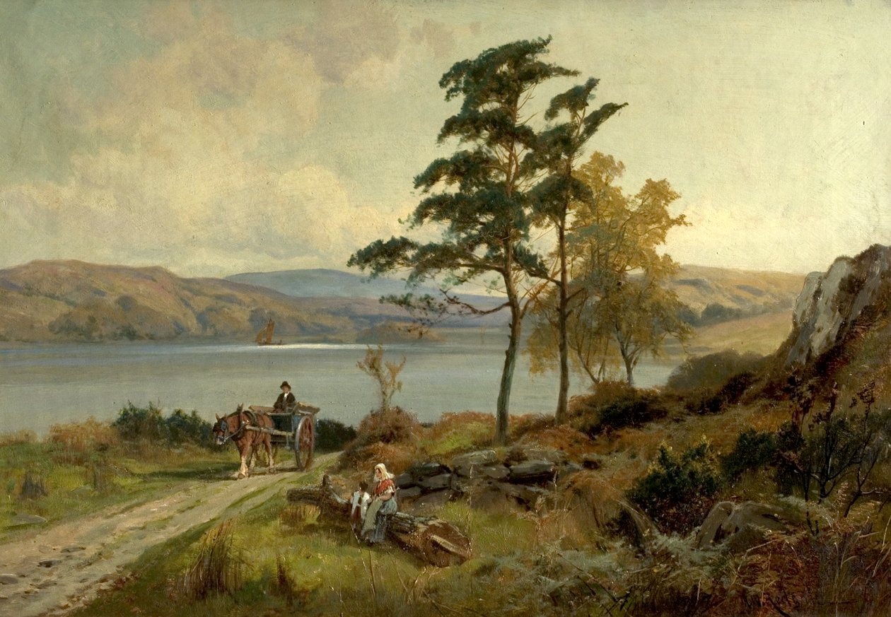 In der Nähe von Betws-y-Coed, Nordwales von Arthur Walker Redgate