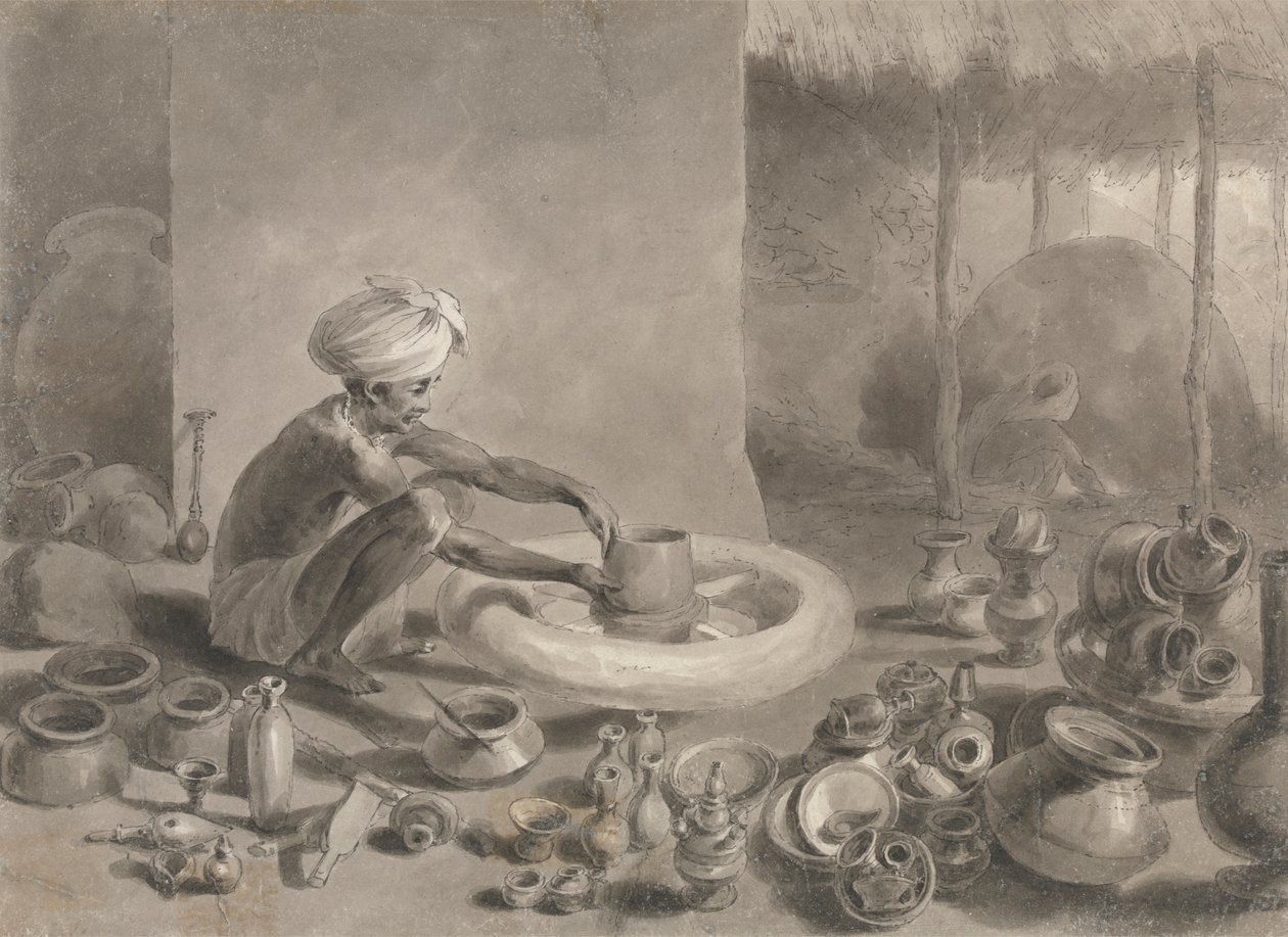 Indischer Töpfer von Arthur William Devis