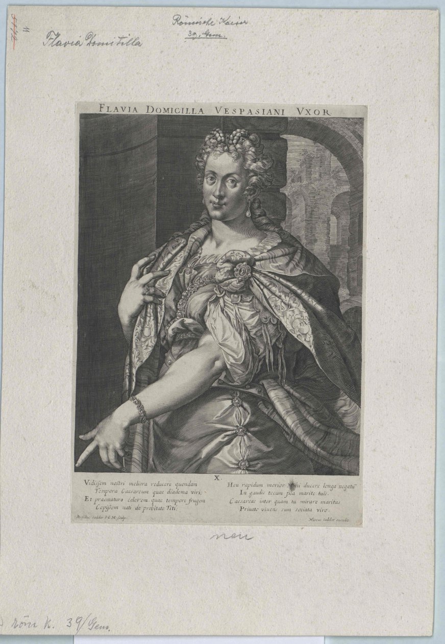 1. Jahrhundert n. Chr. Flavia Domitilla von Artist Unknown