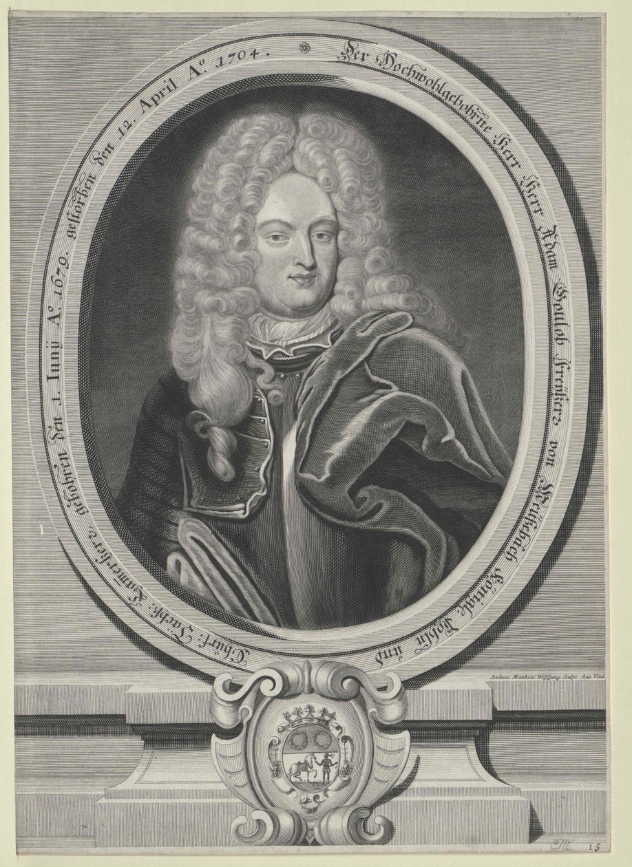 Adam Gottlob Baron Meusebach von Artist Unknown
