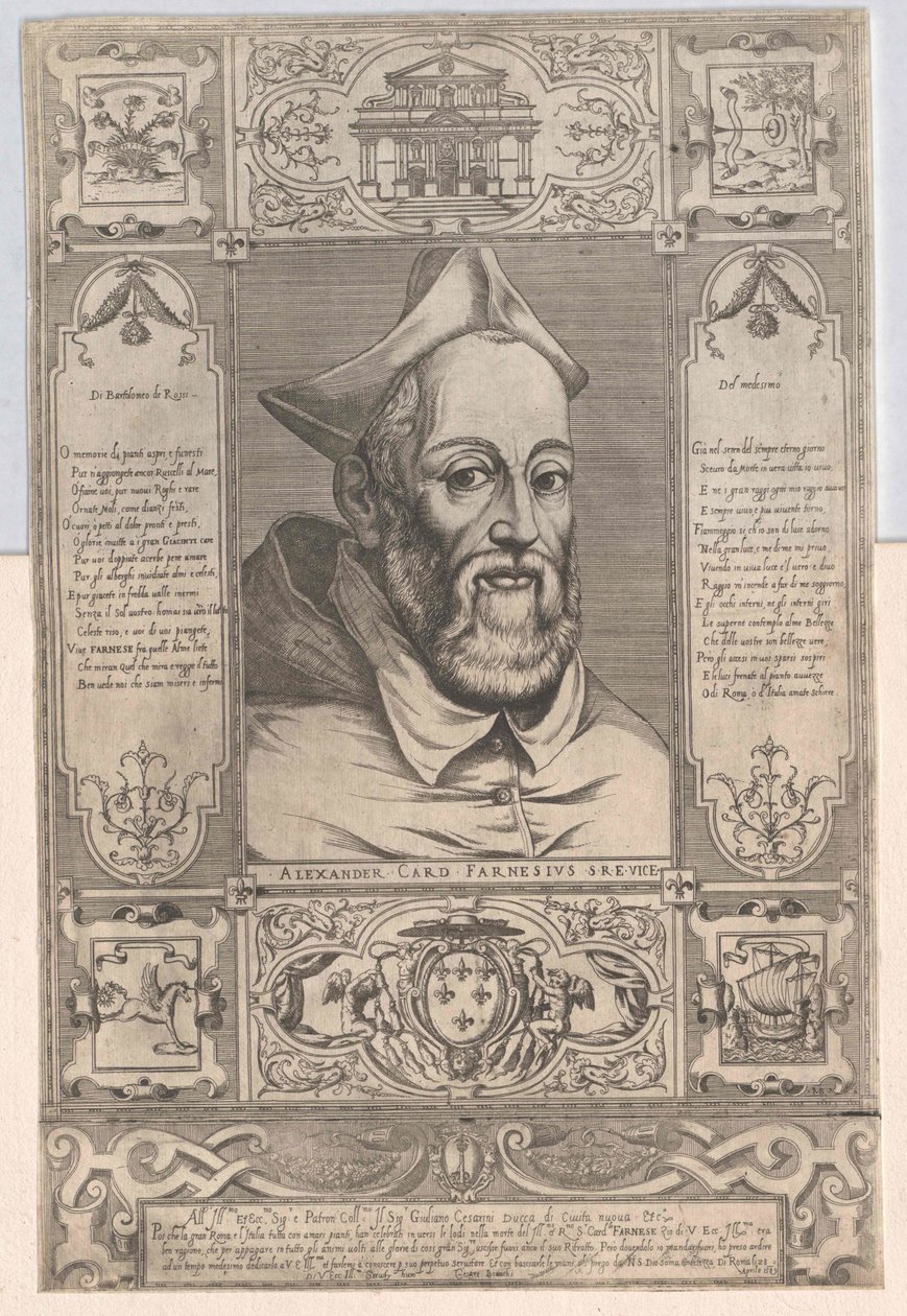 Alessandro Farnese von Artist Unknown