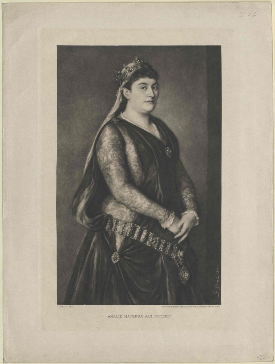 Amalie Materna von Artist Unknown