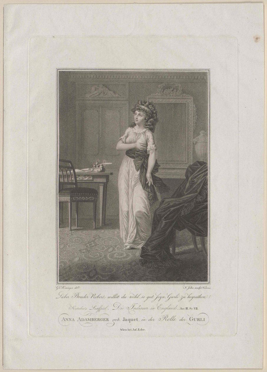 Anna Adamberger-Jaquet von Artist Unknown
