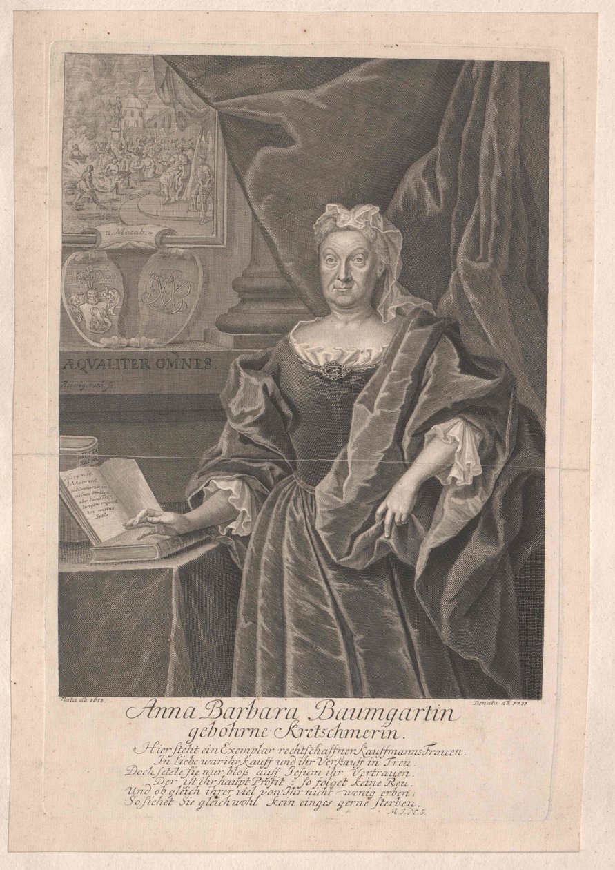 Anna Barbara Kretschmer von Artist Unknown