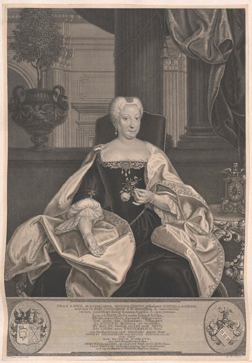 Anna Magdalene Engelland von Artist Unknown
