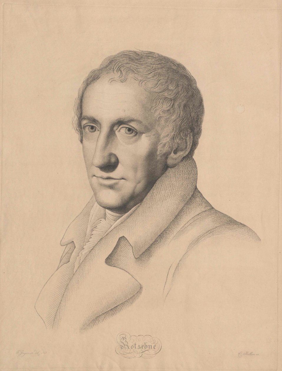 August Kotzebue von Artist Unknown