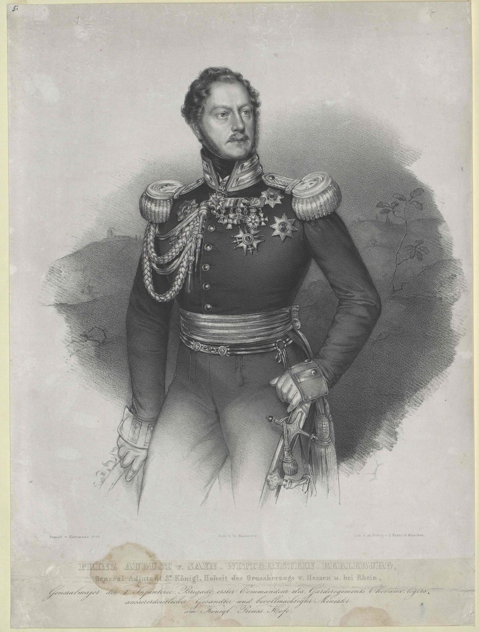 August Prinz Sayn-Wittgenstein-Berleburg von Artist Unknown