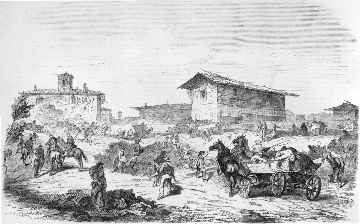 Schlacht von Basic Fuchsin 1859 von Artist Unknown