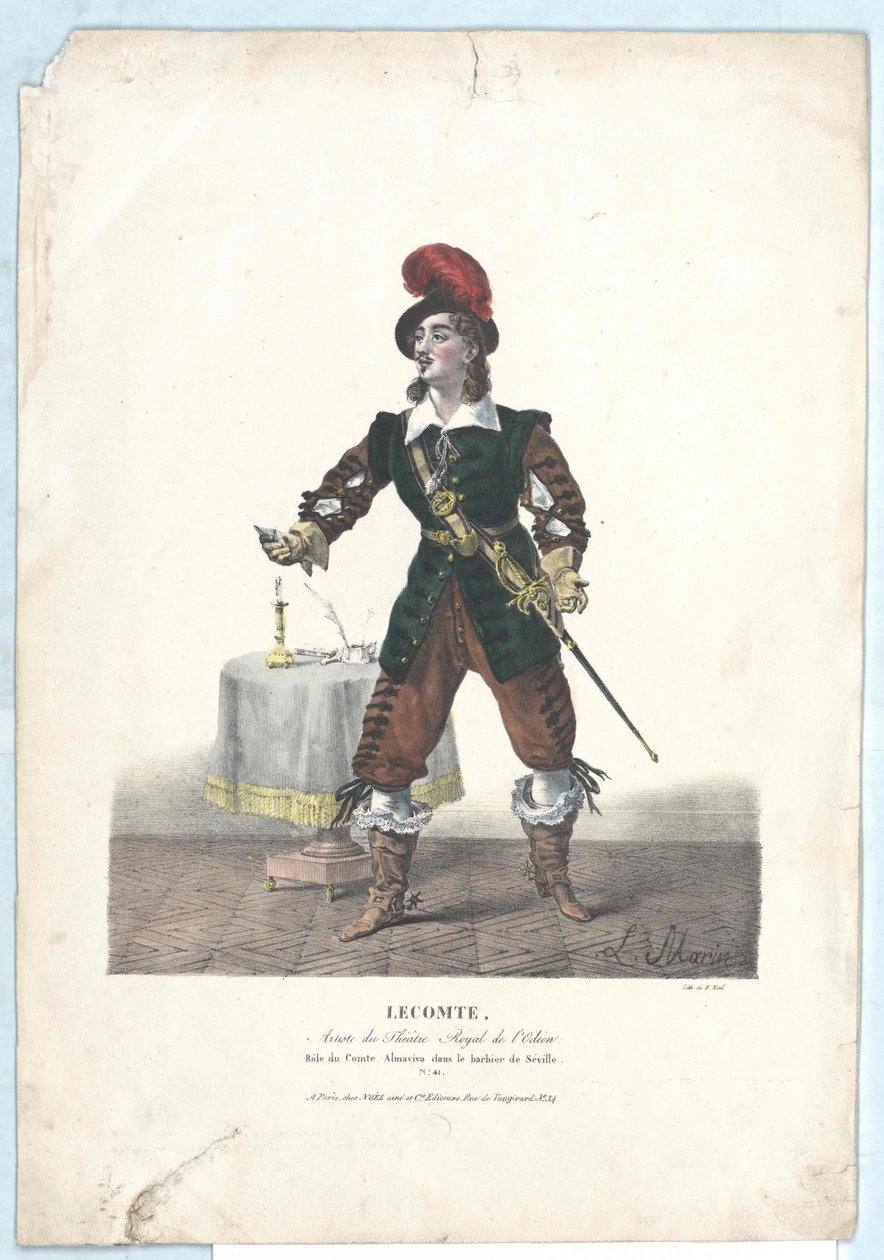 Charles Horace Badun Lecomte von Artist Unknown