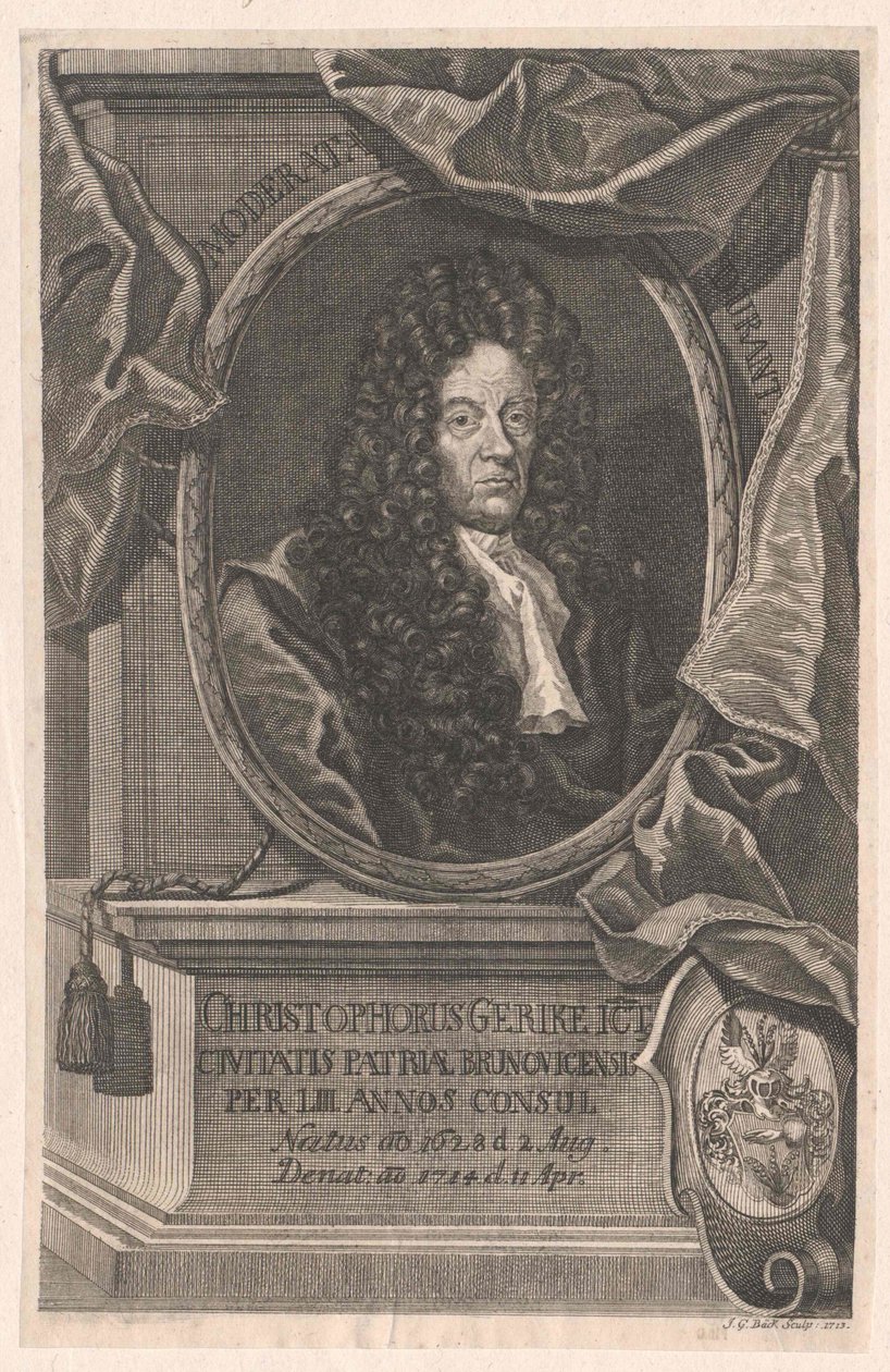 Christoph Gericke (Druck) von Artist Unknown