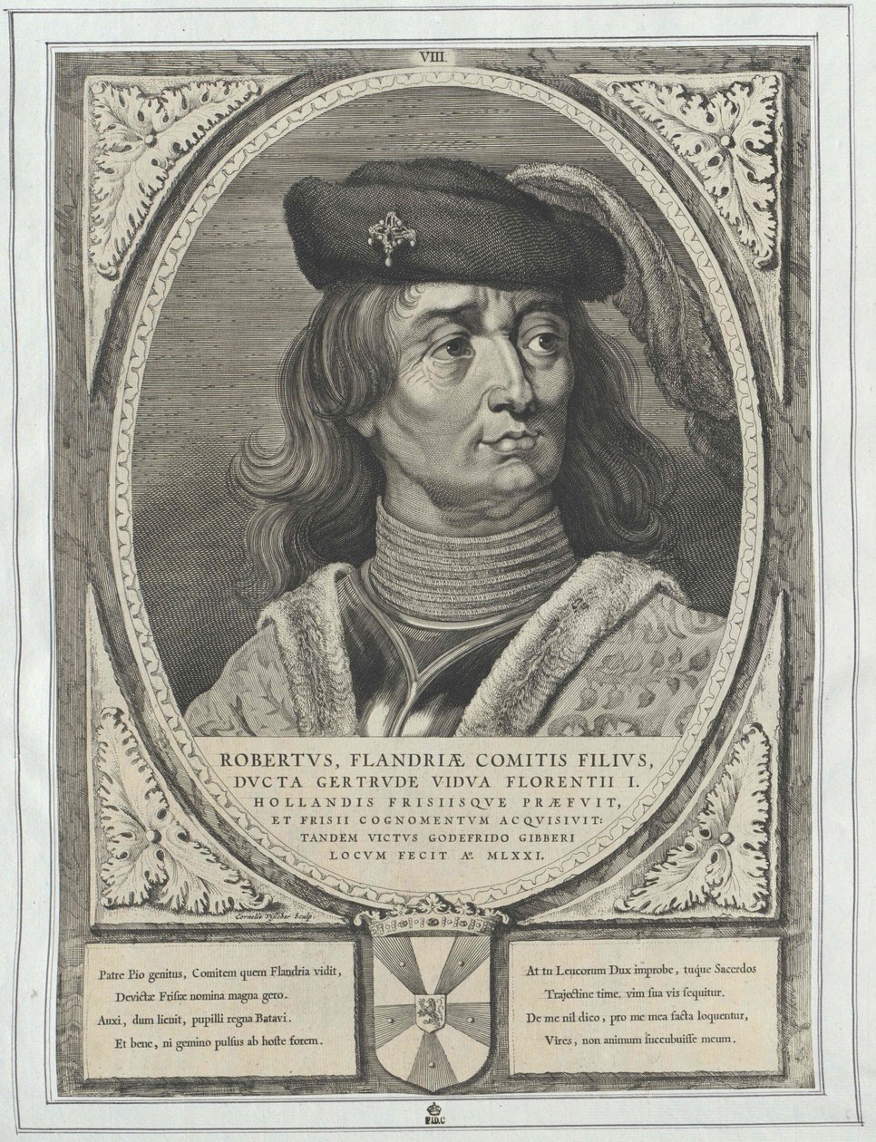 Graf von Flandern Robert I der Friese von Artist Unknown