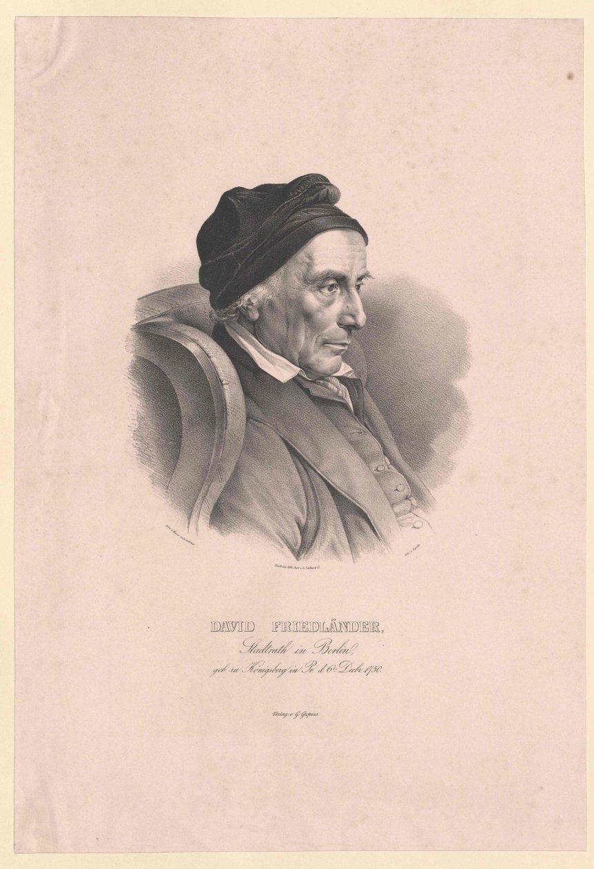 David Friedländer von Artist Unknown