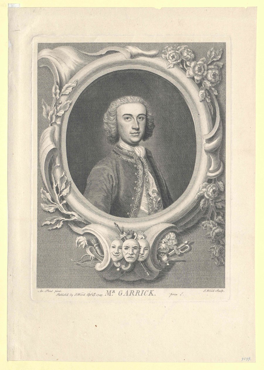 David Garrick von Artist Unknown
