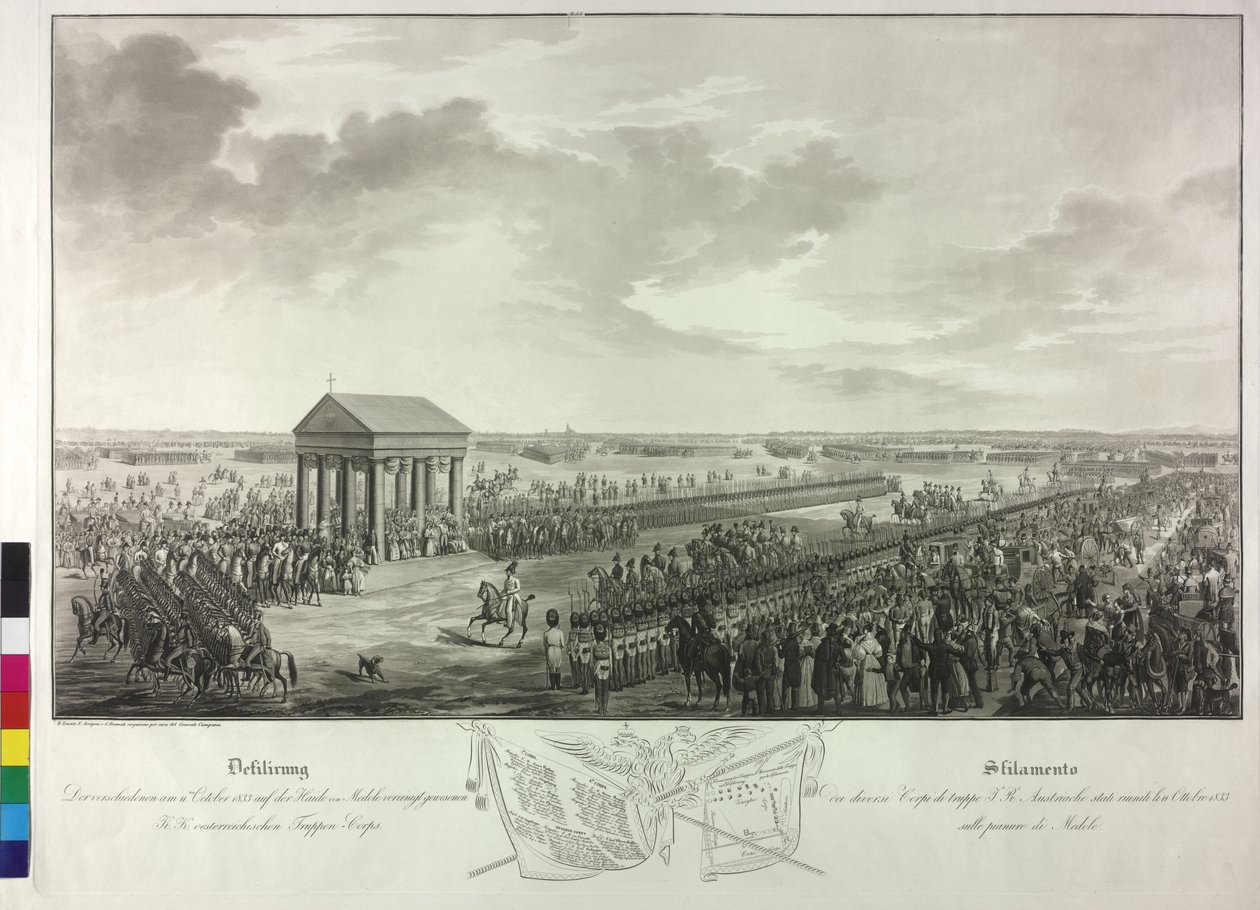 Defilierung am 11. Oktober 1833 von Artist Unknown