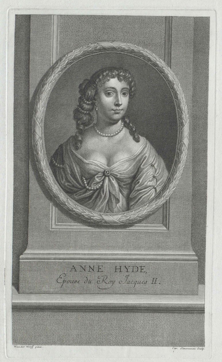 Herzogin von York Anne Hyde von Artist Unknown