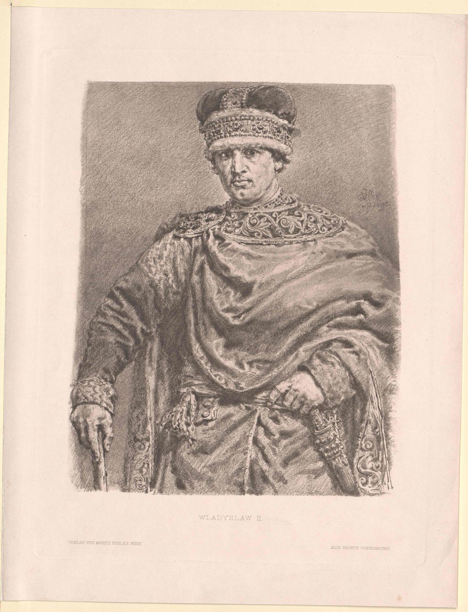 Herzog von Polen Wladyslaw II. von Artist Unknown