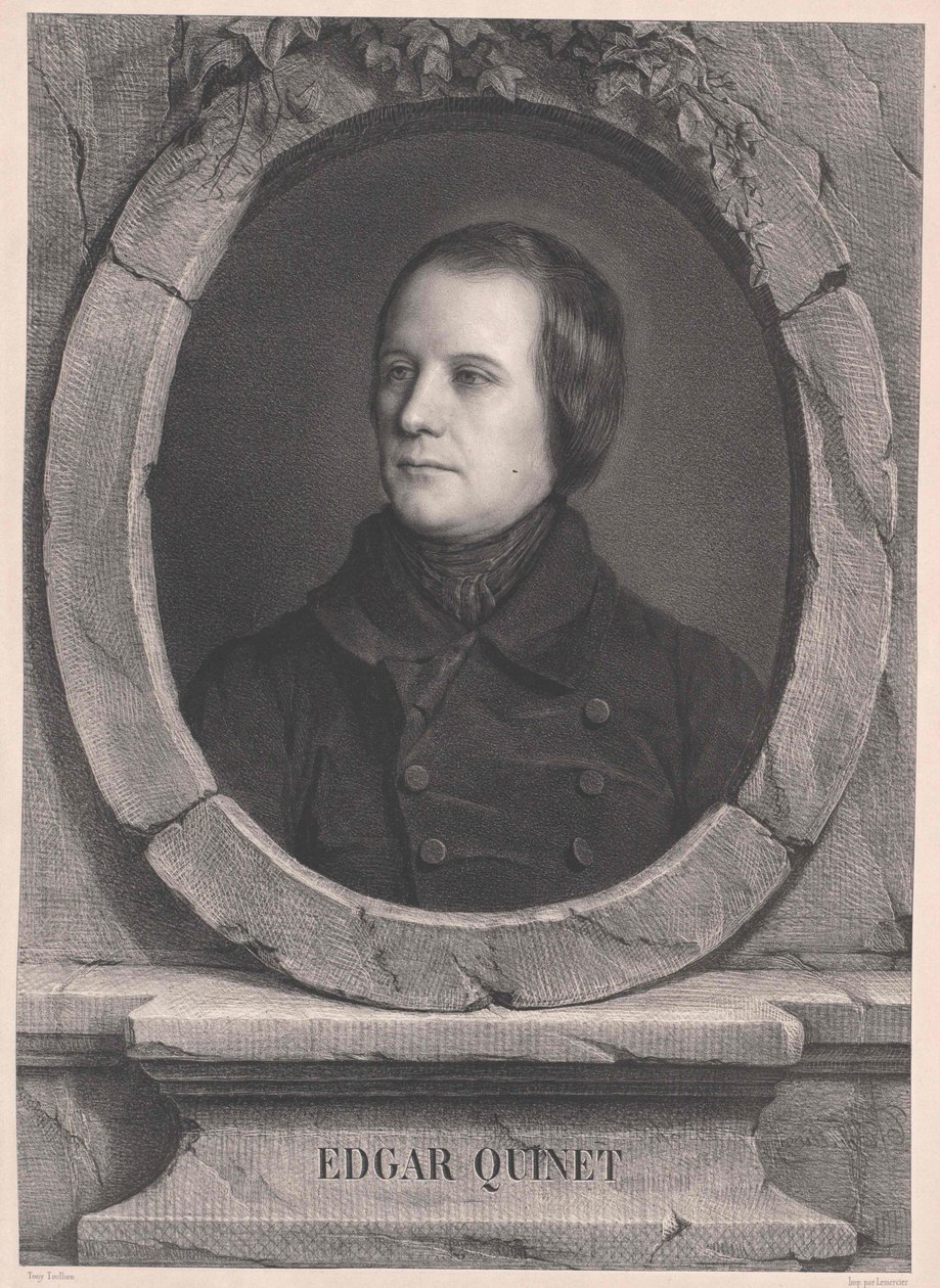 Edgar Quinet (Druck) von Artist Unknown