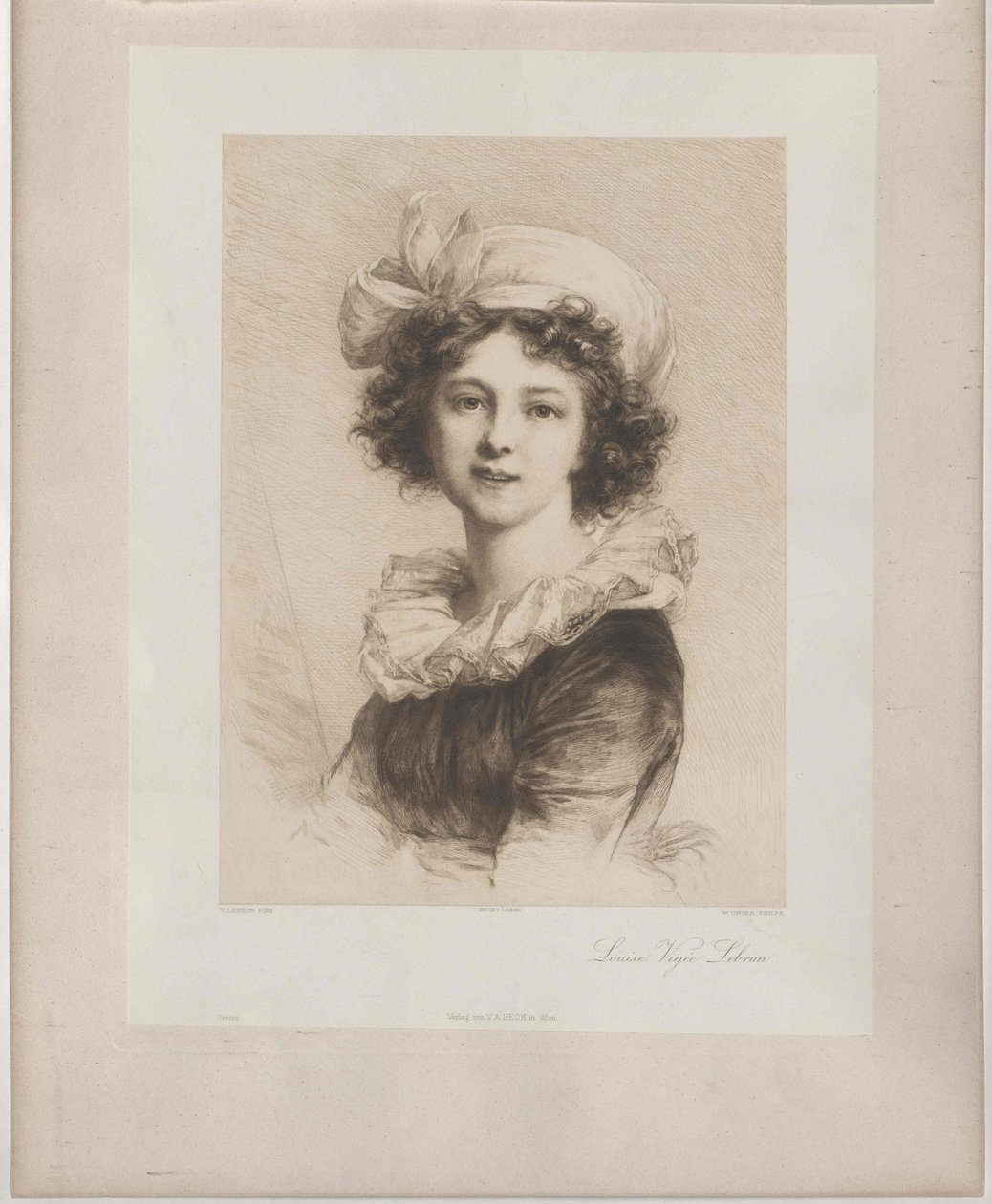 Elisabeth Vigée-Lebrun von Artist Unknown
