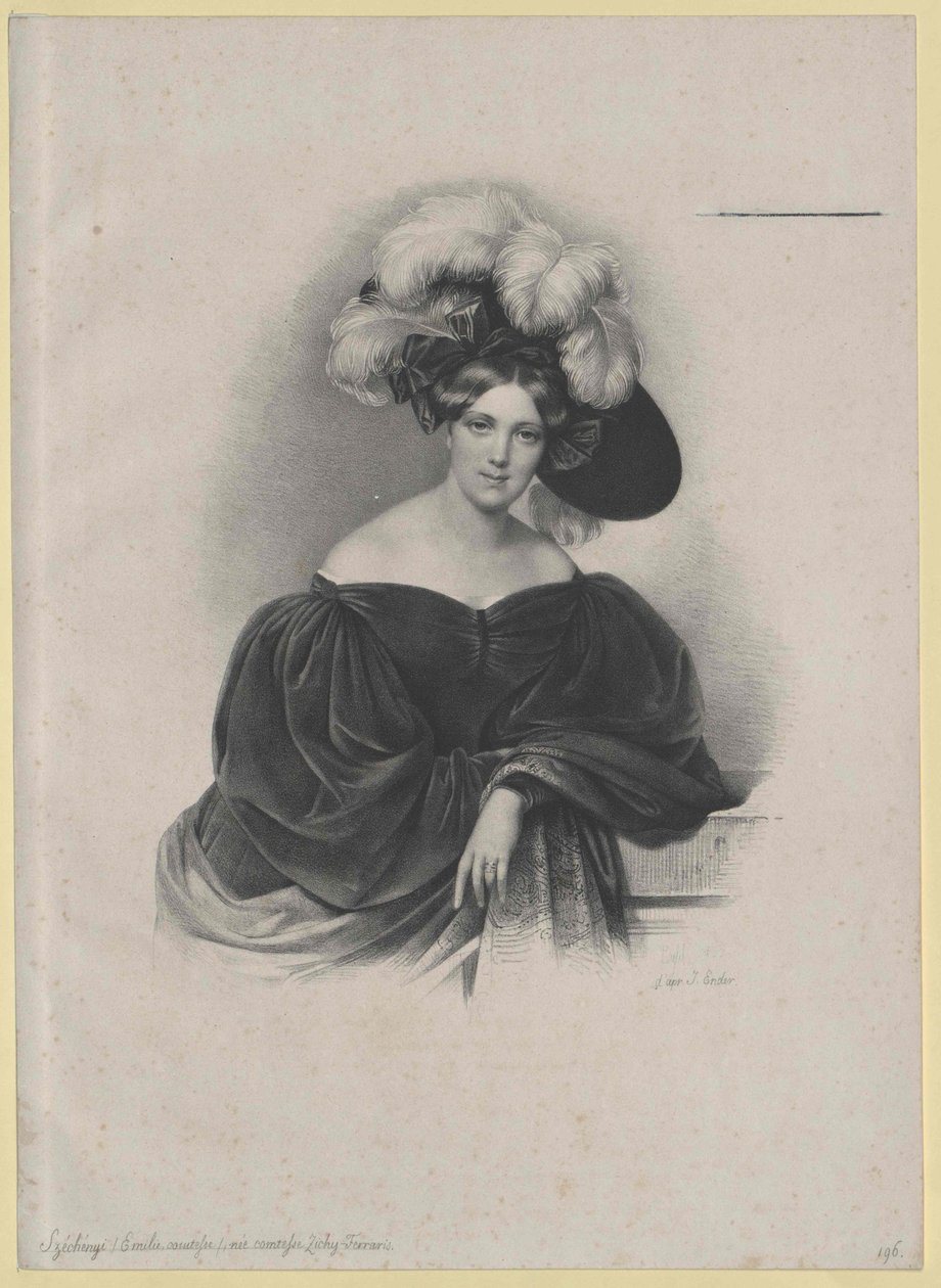 Emilie Gräfin Zichy-Ferraris von Artist Unknown