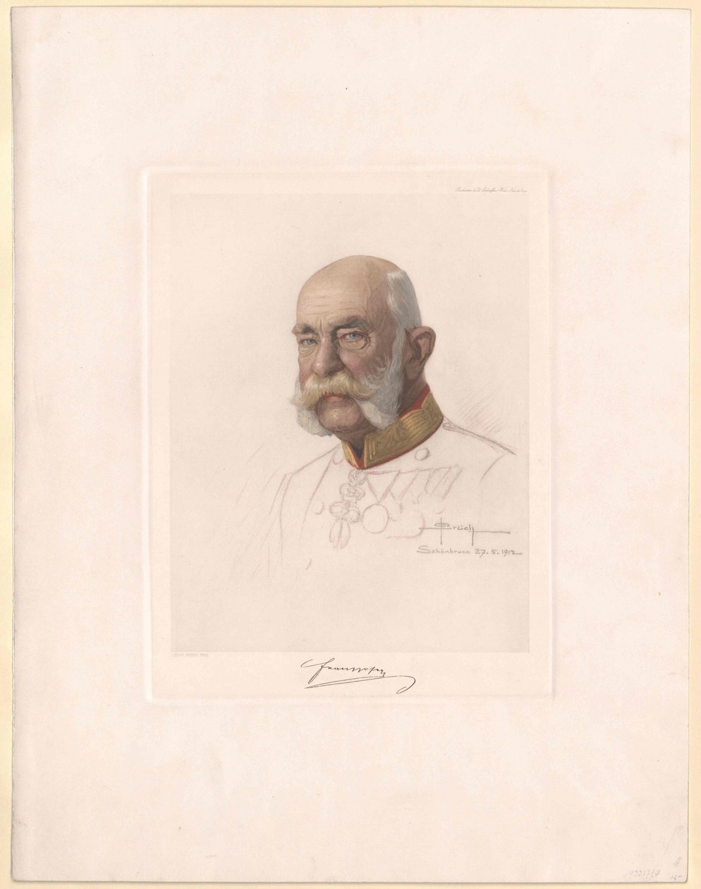 Kaiser von Österreich Franz Joseph I. von Artist Unknown