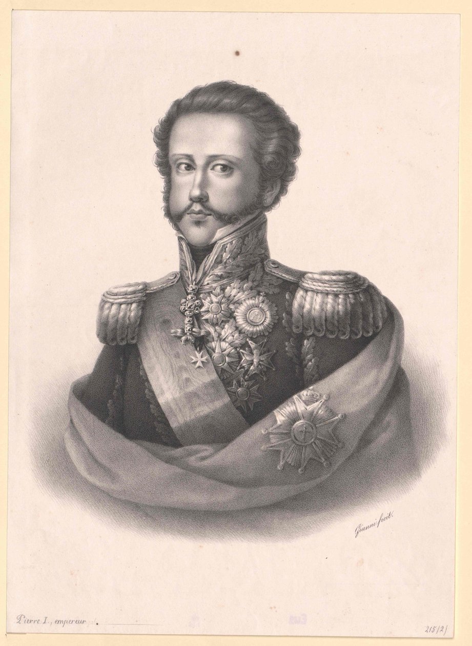 Kaiser von Brasilien Peter I von Artist Unknown