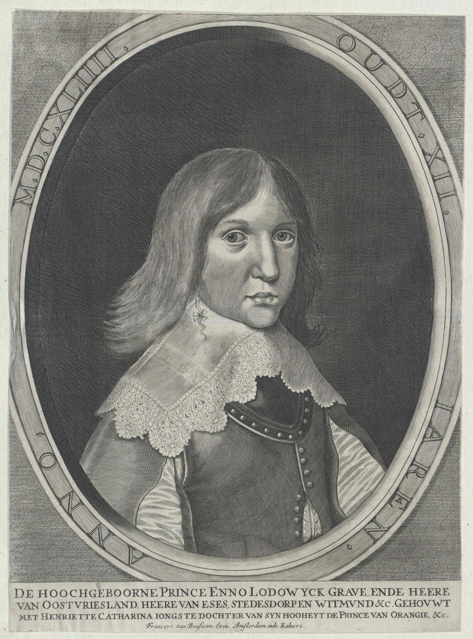 Enno Ludwig Graf Ostfriesland von Artist Unknown