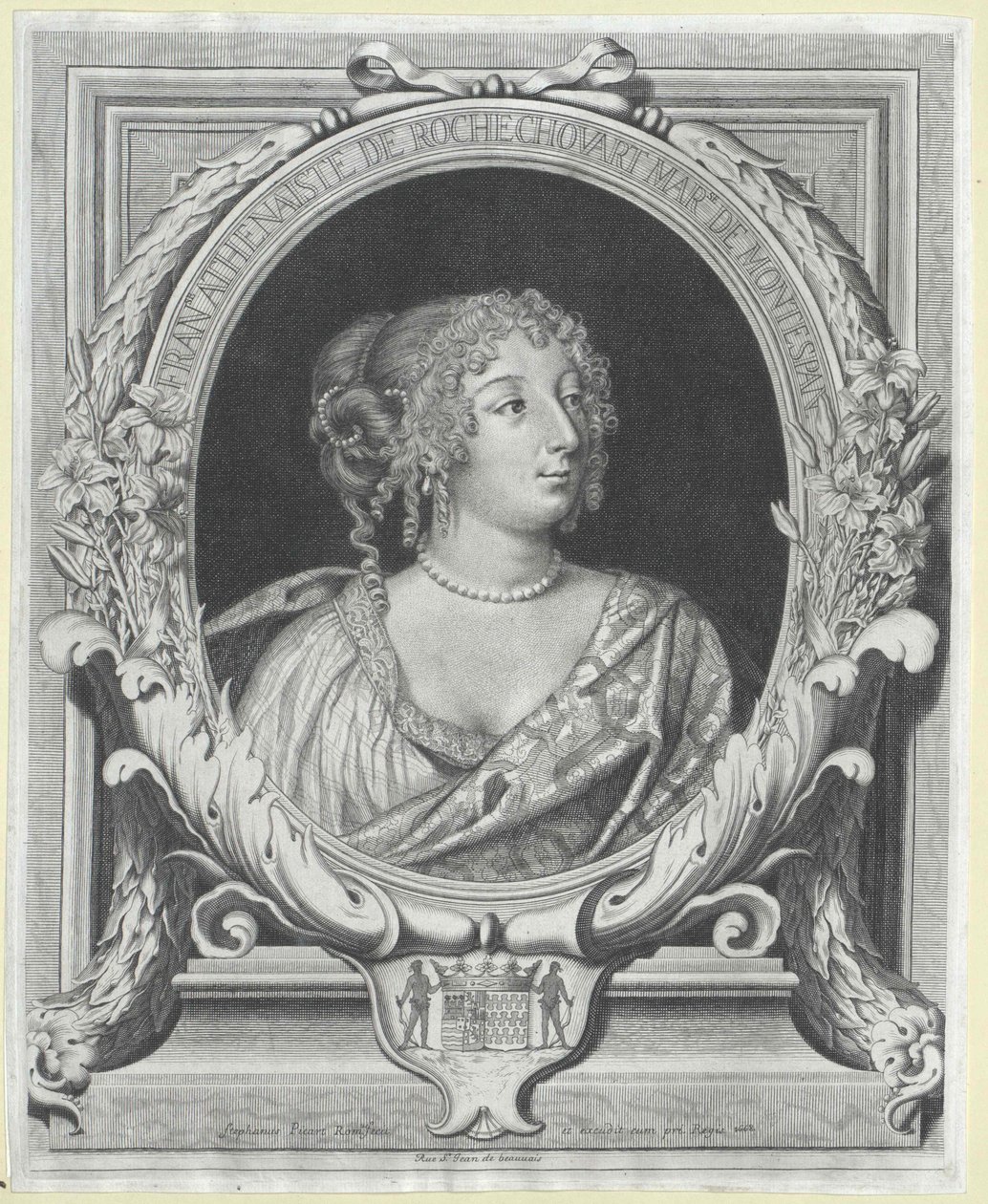 François Athénaïs Marquise de Montespan von Artist Unknown